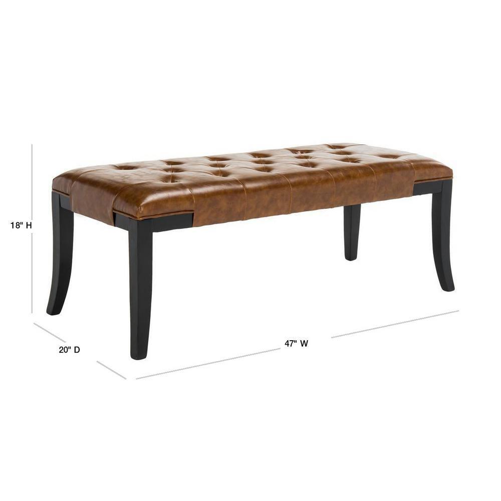 Tyler Bench - Saddle - Safavieh