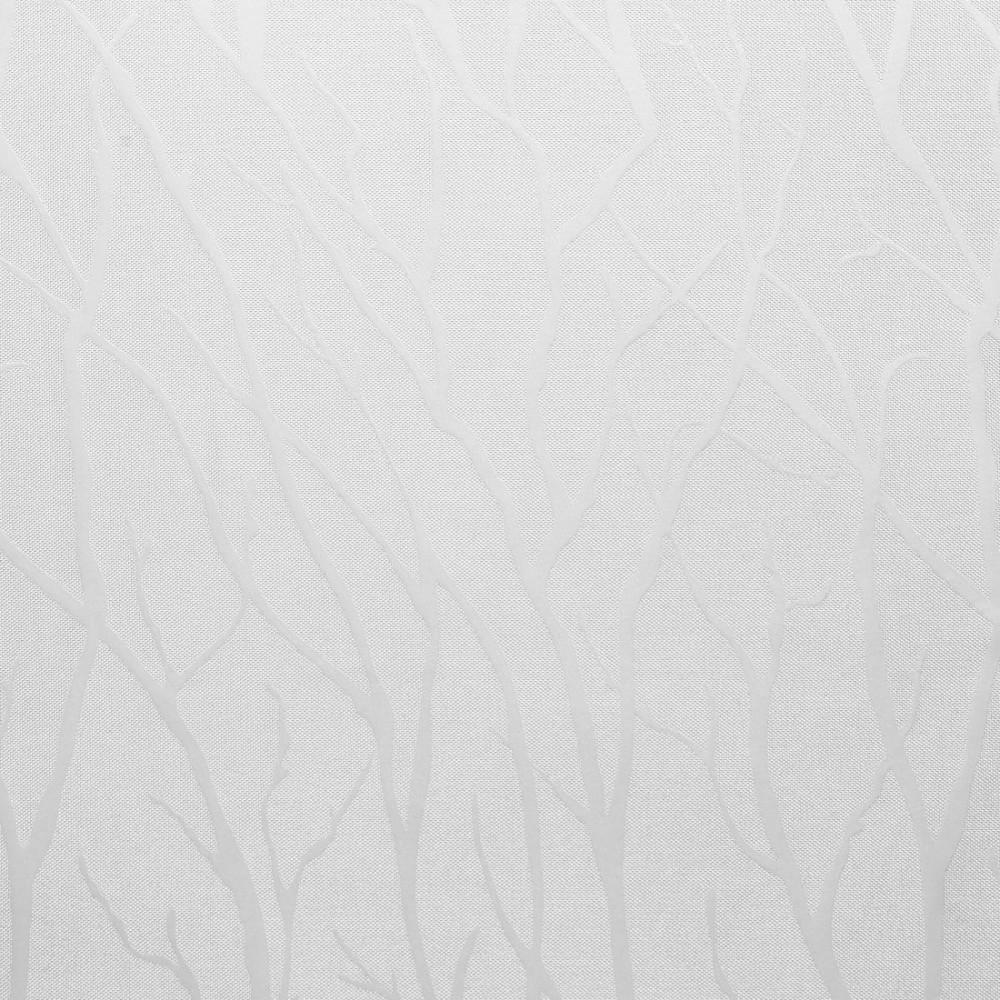 108"x84" Forest Hill Patio Woven Blackout Grommet Top Single Curtain Panel White - Exclusive Home: Room Darkening Drapes