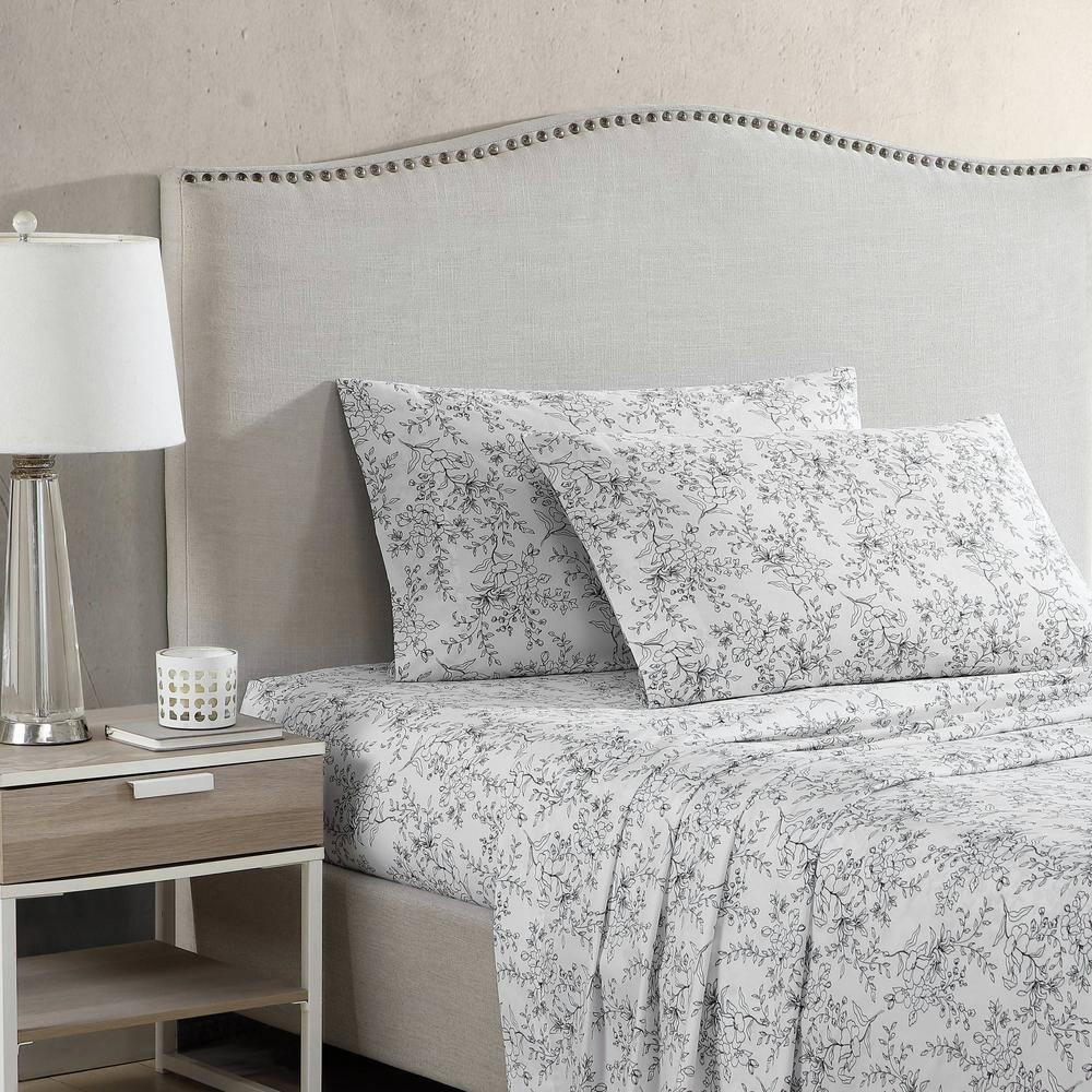 Stone Cottage Bedding Hawley 200 Thread Count Floral 100% Cotton Percale Sheet Set