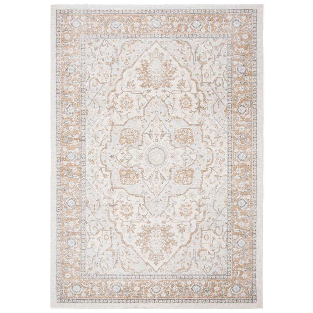 SAFAVIEH Isabella Patrick Oriental Area Rug, Cream/Beige, 9' x 12'