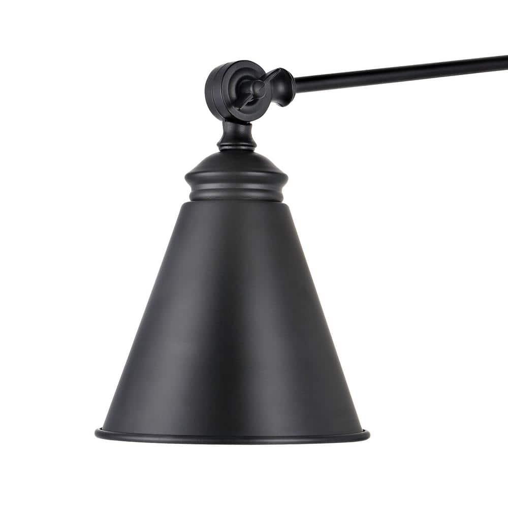 WINGBO  Industrial Swing Arm Wall Sconce with Metal Shade,2-Pack... Nickel