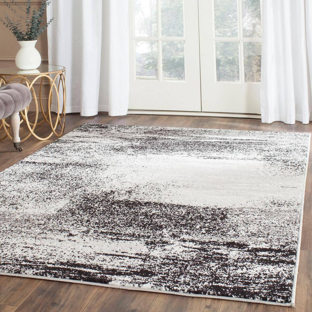 Adirondack ADR112 Machine Made Indoor Area Rug - Silver/Multi - 6'x9' - Safavieh