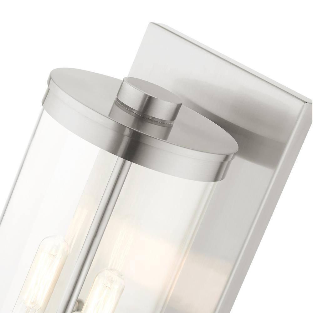 Livex Lighting Hillcrest 2 - Light Wall Light in  Brushed Nickel
