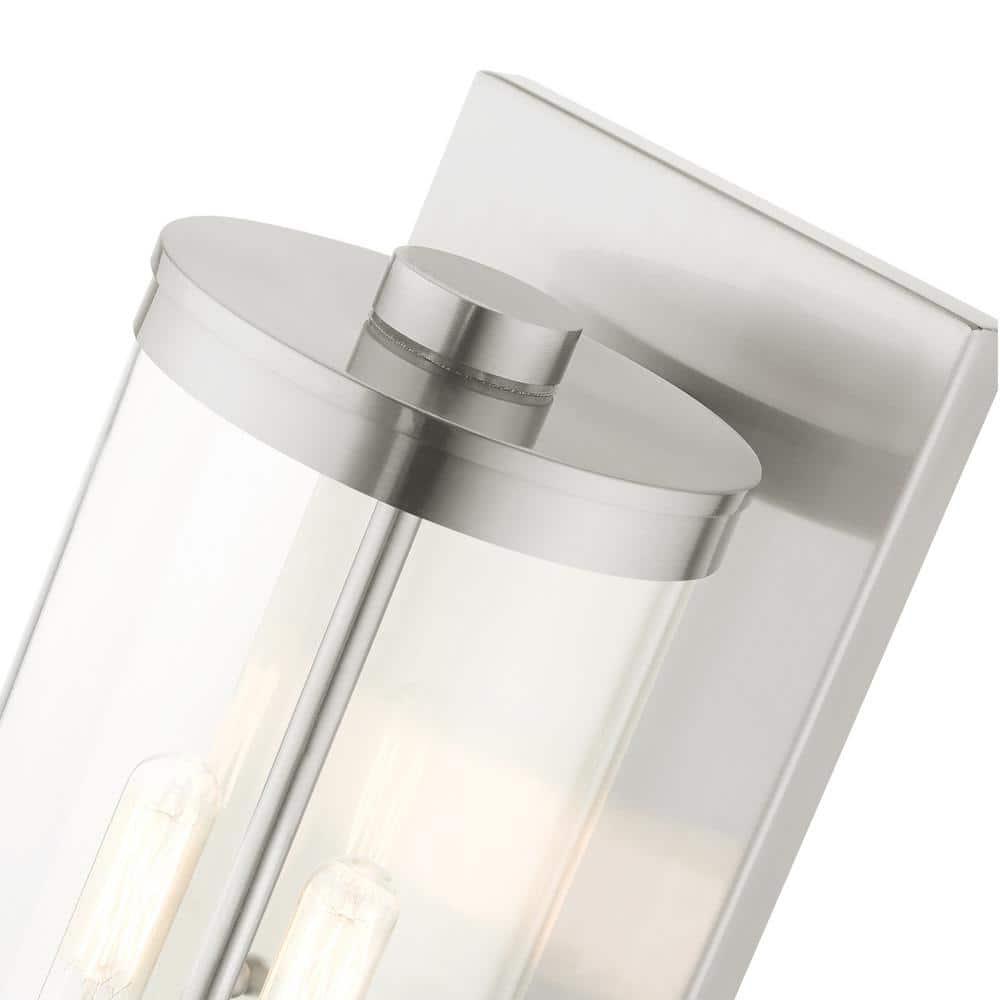 Livex Lighting Hillcrest 2 - Light Wall Light in  Brushed Nickel