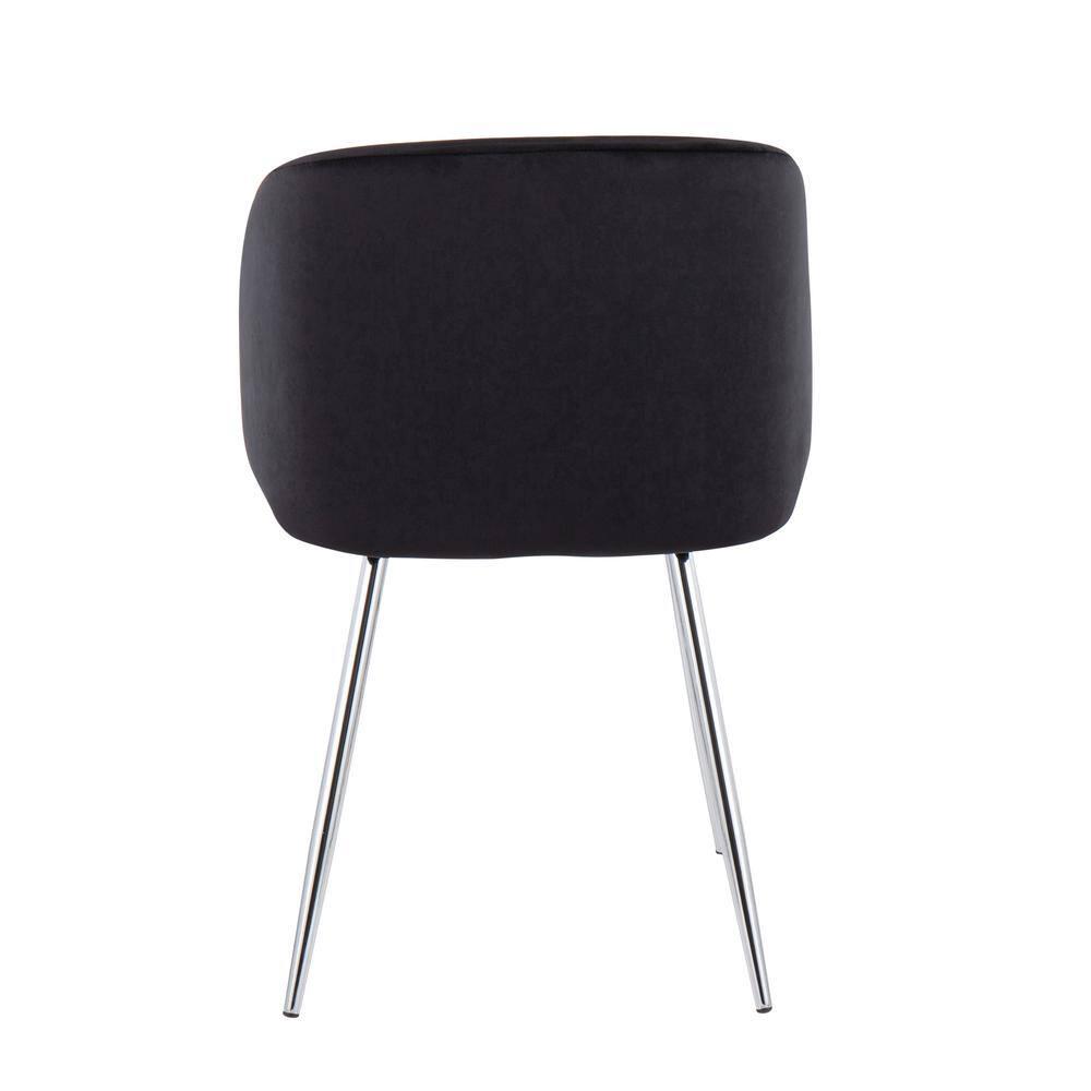Terrance 18.5'' H Velvet Upholstered Parsons Chair