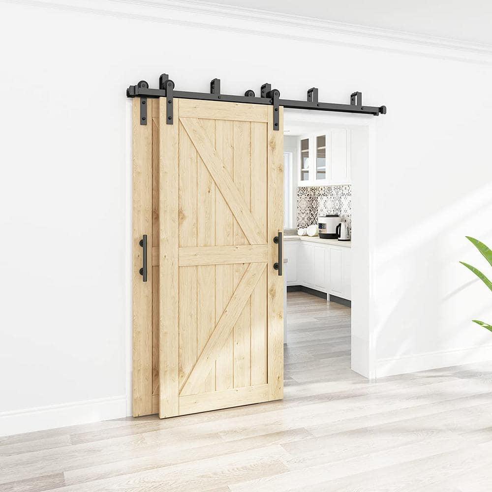 Double Bypass Barn Door Hardware Kit