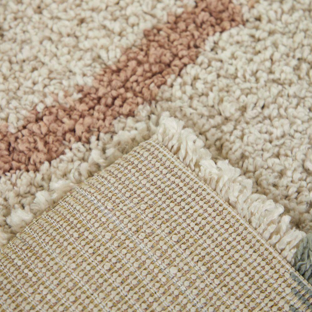 5'3"x7' Emanuel Abstract Kids' Rug Cream - Balta Rugs: Area Rug for Kids Room, UV & Stain-Resistant, High Pile