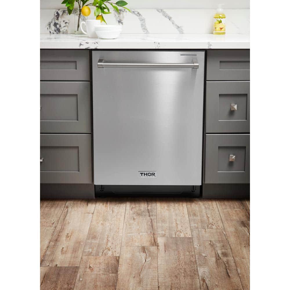 Thor Kitchen HDW2401SS 45 dBA Stainless Steel Top Control Dishwasher