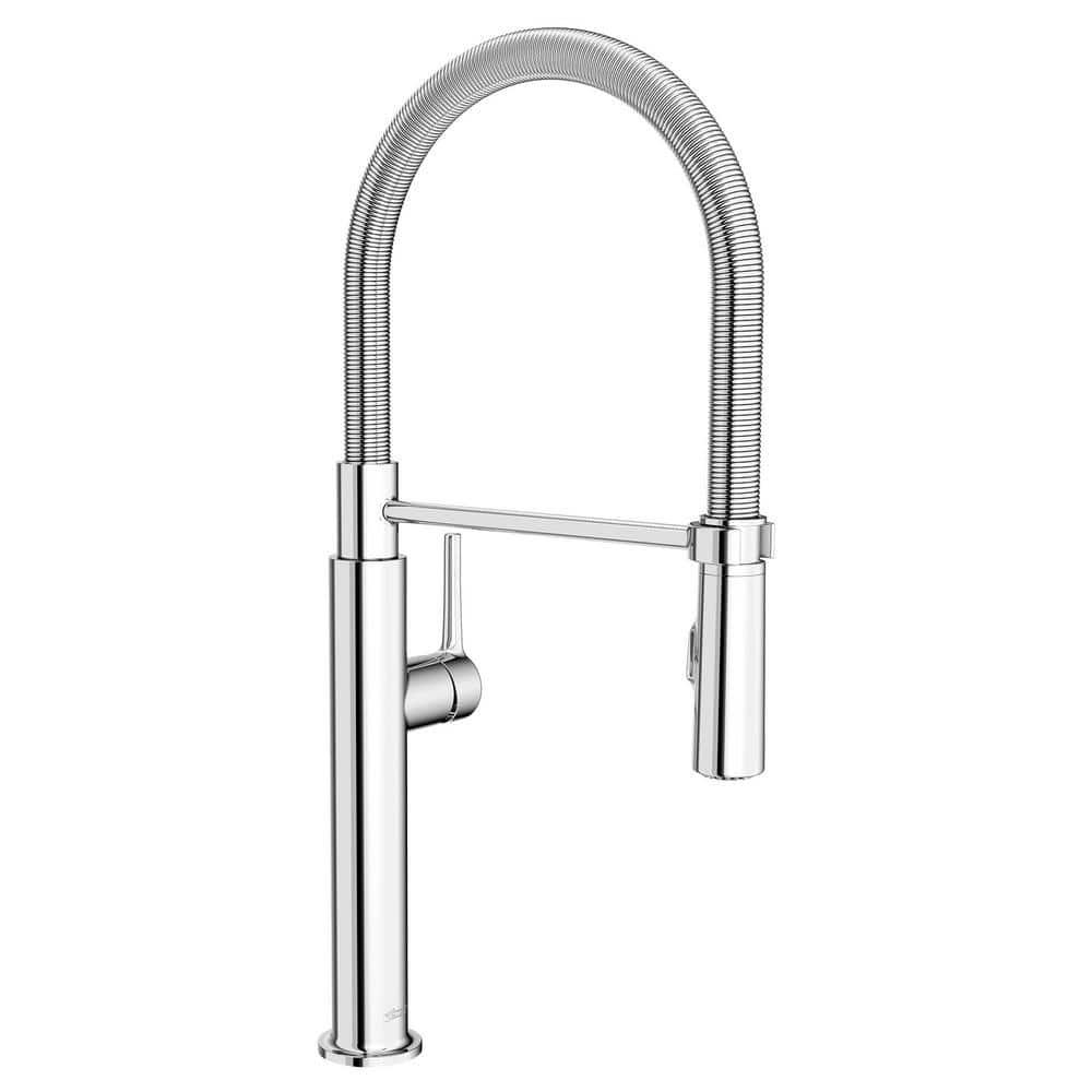 American Standard Studio S Semi Professional Pull-Down Kitchen Faucet with Spring Spout in Polished Chrome