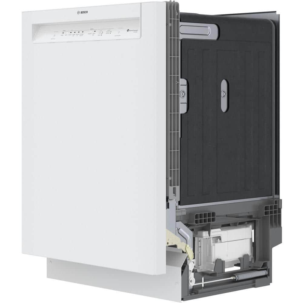 Bosch 800 Series 24" Front Control Built-In Dishwasher with Hybrid Tub SHE3AEM2N