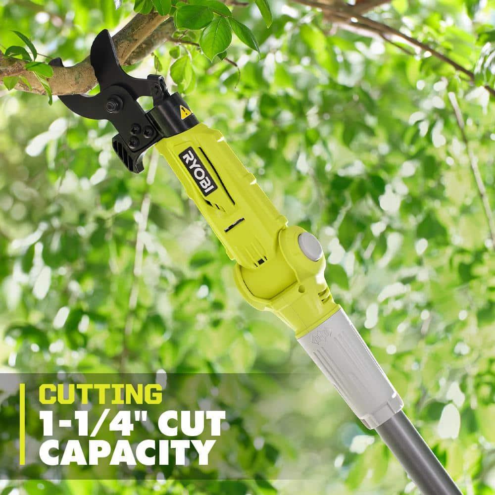 Ryobi 18V Electric Cordless Pole Saw with Lithium Ion Battery