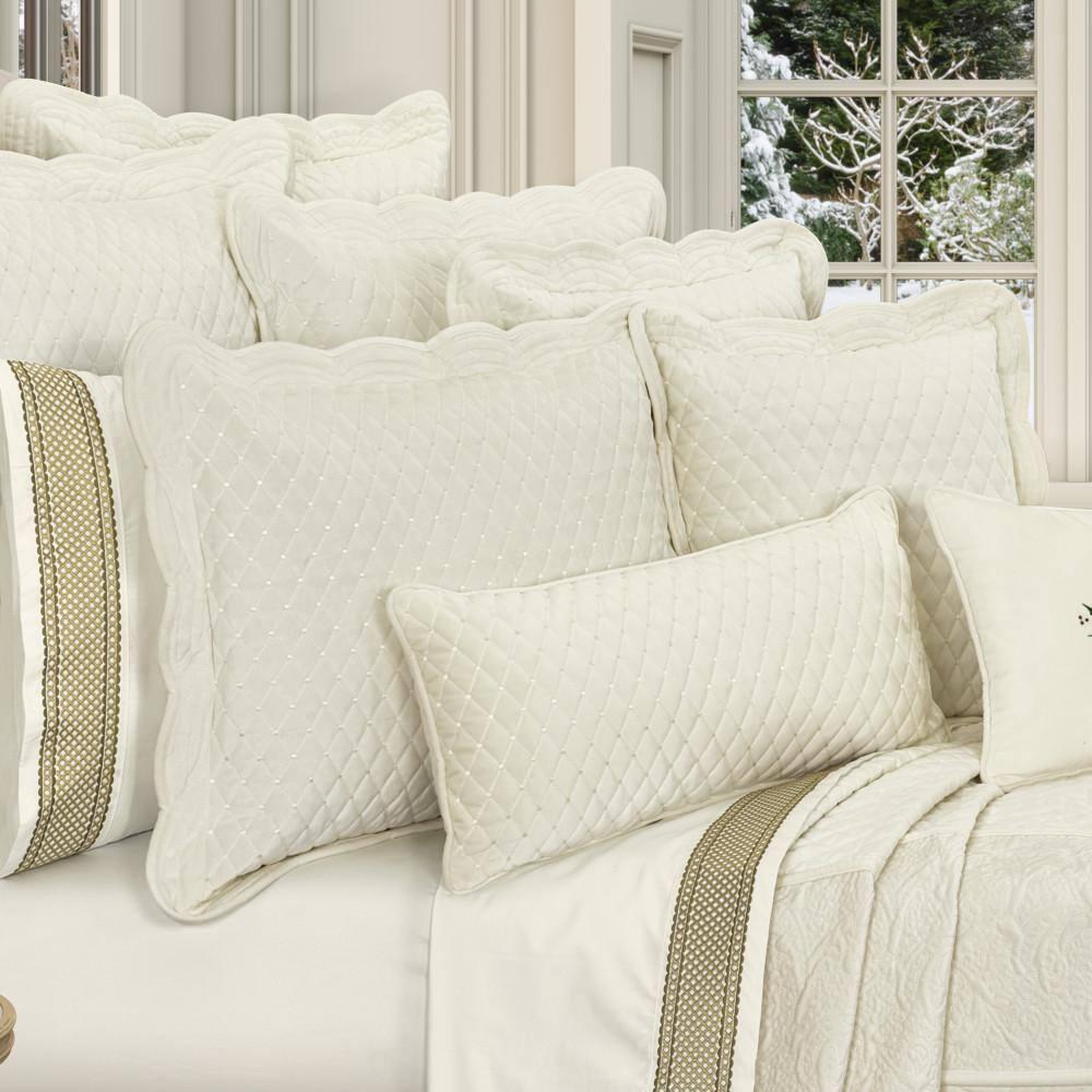 Monica Quilted Decorative Throw Pillow