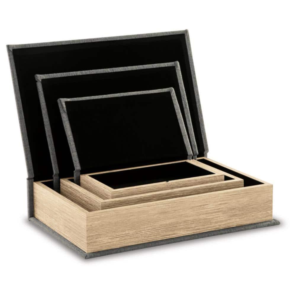 Signature Design by Ashley Casual Jolina Box (Set of 3)  Gray