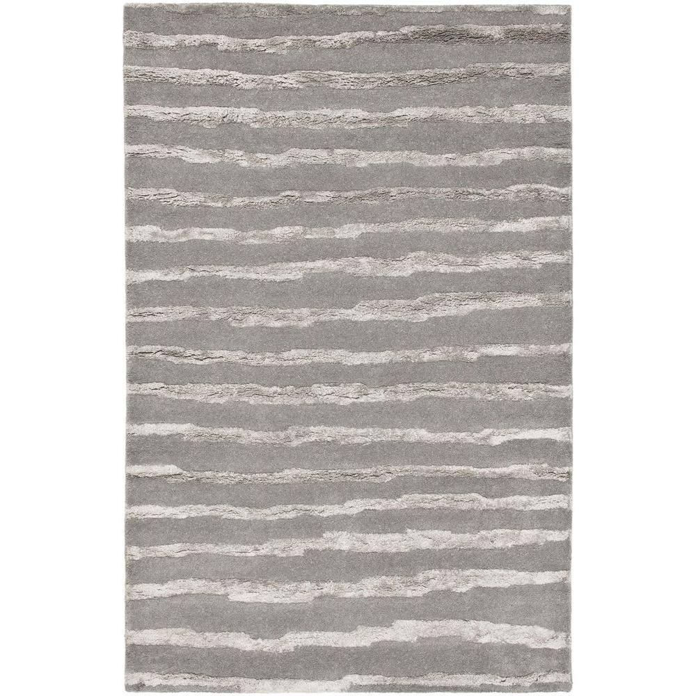 Soho SOH519 Hand Tufted Indoor Area Rug - Grey - 5'x8' - Safavieh