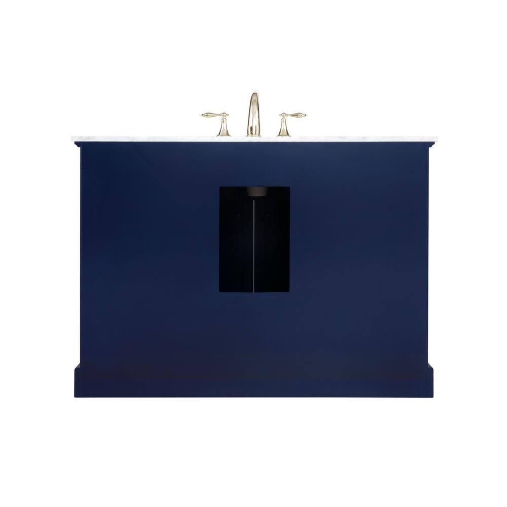 Birch Lane™ Hermes 48'' Single Bathroom Vanity with Marble Top