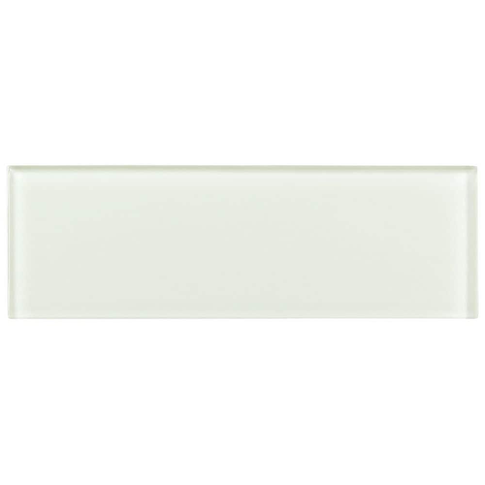 Enchant-Elle 4-in. x 12-in. Subway Polished Glass Wall & Floor Tile