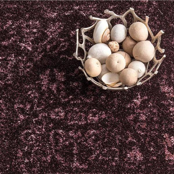 Nuloom Arlena Oriental/Persian 10x14 Indoor Area Rug for Living Room Bedroom Dining Room Kitchen, Burgundy/Pink