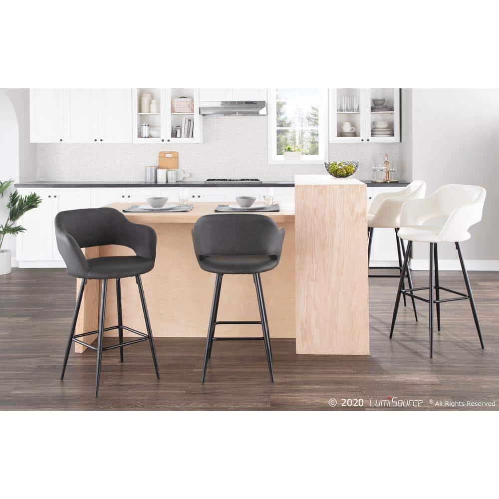 Everly Quinn Margarite Fixed-Height Counter Stool - Set Of 2