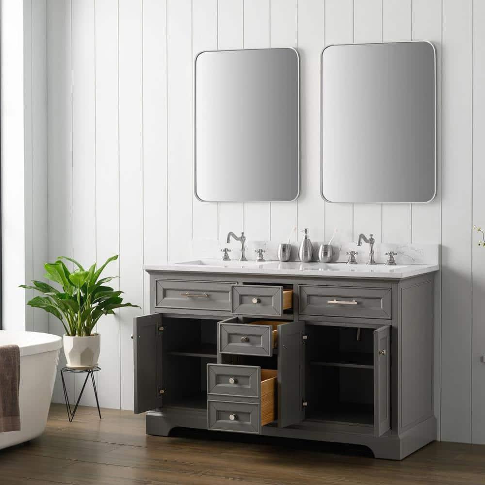 Thompson 54" Double Bathroom Vanity Set