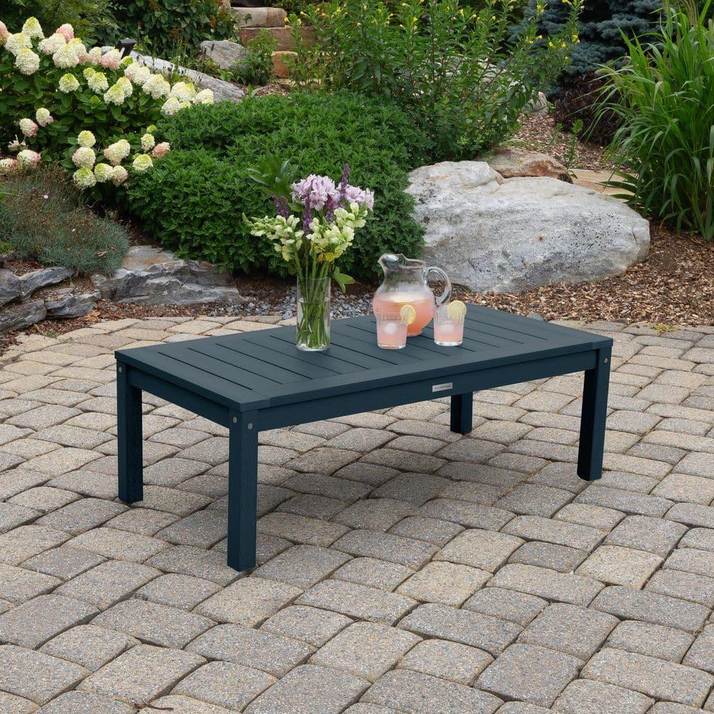 Highwood Adirondack Coffee/Conversation Table - 24" W x 48" L x 16" H, Outdoor, Eco-friendly, Synthetic Wood