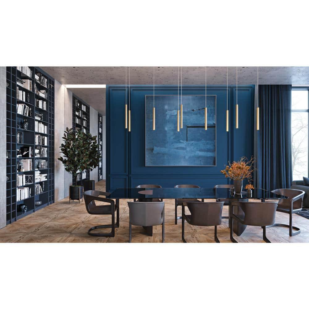 AFX Eli 16" Pendant Satin Brass Satin