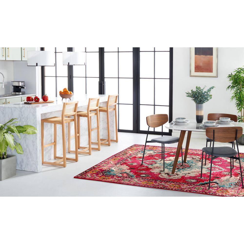 Monaco MNC243 Power Loomed Indoor Area Rug - Pink/Multi - 9'x12' - Safavieh