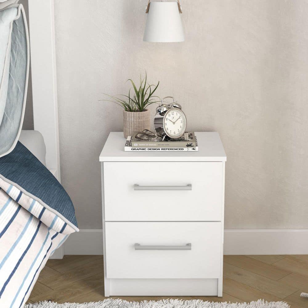 Polifurniture 4pc Full Juliette Bedroom Set White