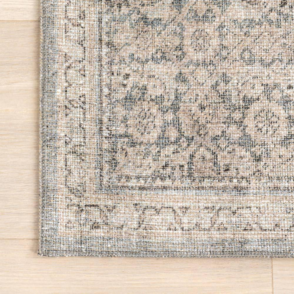 Nuloom Hillstone Collection Cally Traditional Vintage Medallion Area Rug, 5' x 8', Taupe