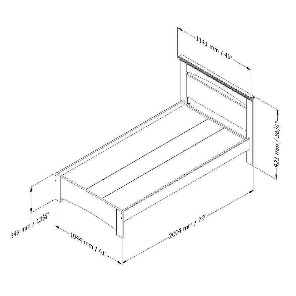 Libra Twin Platform Bed