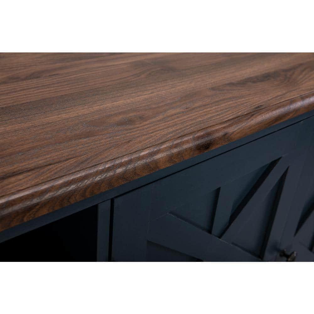 TV Stand for TVs up to 78": Home Essentials, Coastal Style, Open Shelves, Cable Management
