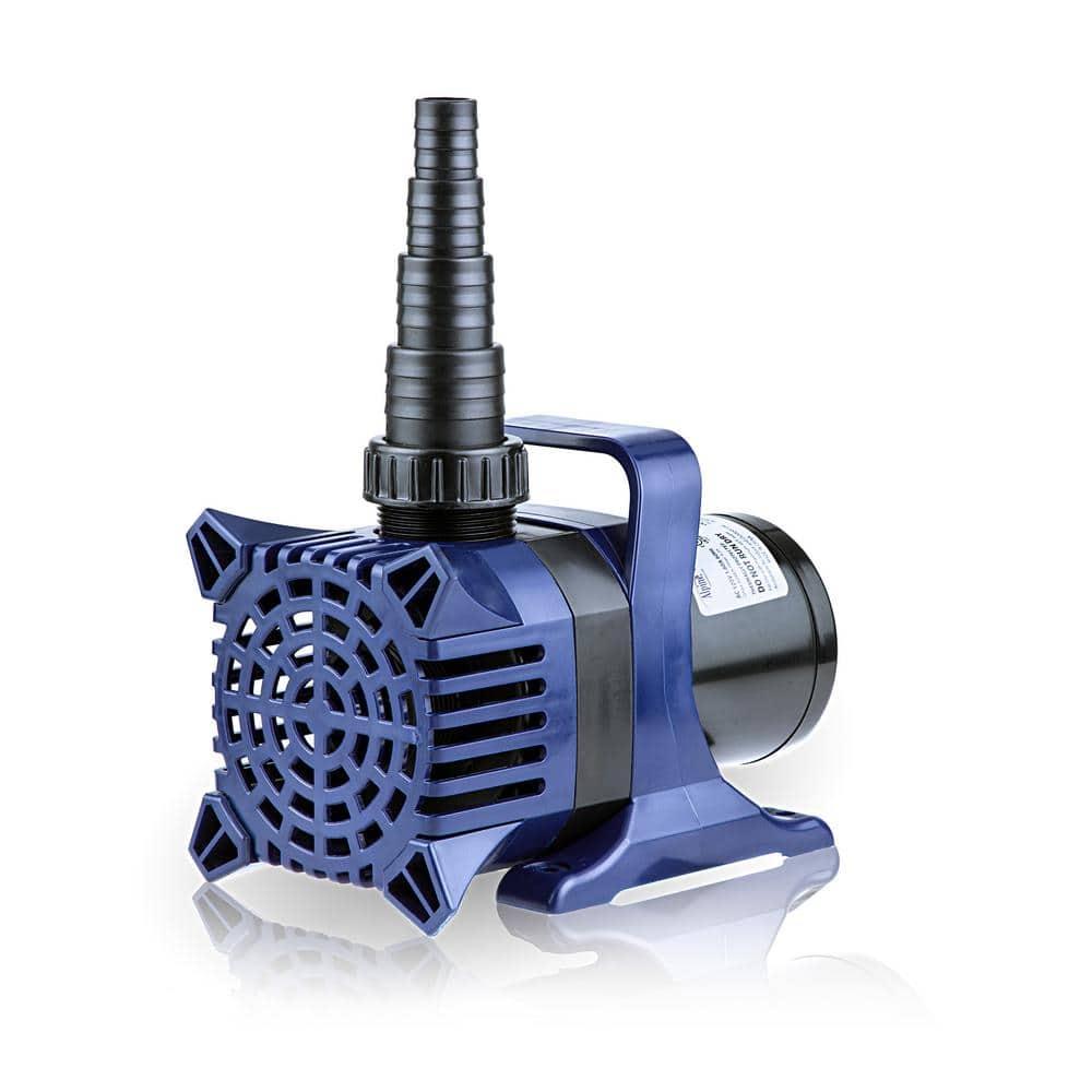 3100GPH Cyclone Pump with 33' Cord - Blue - Alpine Corporation: Submersible, Ceramic Shaft, Vortex Impeller