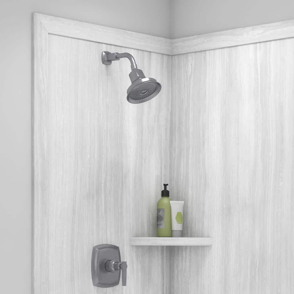 FlexStone Elegance 2-Panel 48"W x 36"D x 80"H Corner Shower Surround