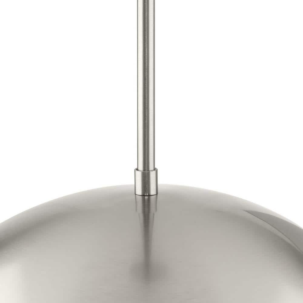 Progress Lighting, Perimeter, 1-Light Pendant, Brushed Nickel, Open Shade