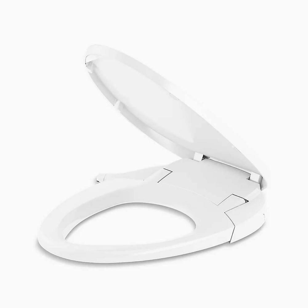 Purewash M300 Elongated Manual Bidet Toilet Seat, Non-Electric Bidet with Adjustable Bidet Sprayer