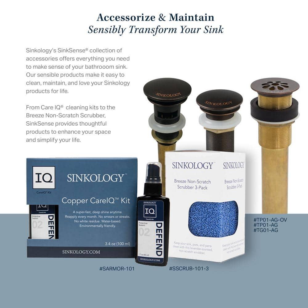 Copernicus 21" Vessel Bathroom Sink in Copper