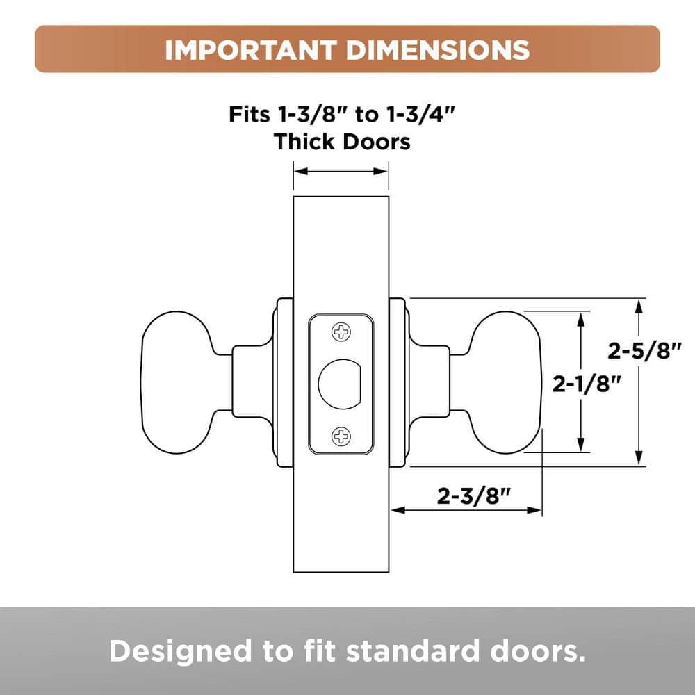 Colonial Passage Door Knob