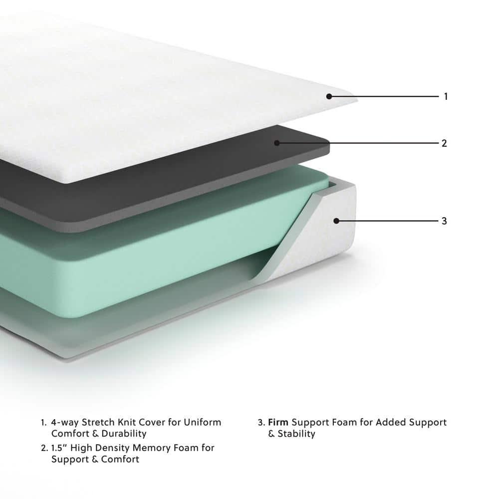 Chime 10" Firm Memory Foam Mattress