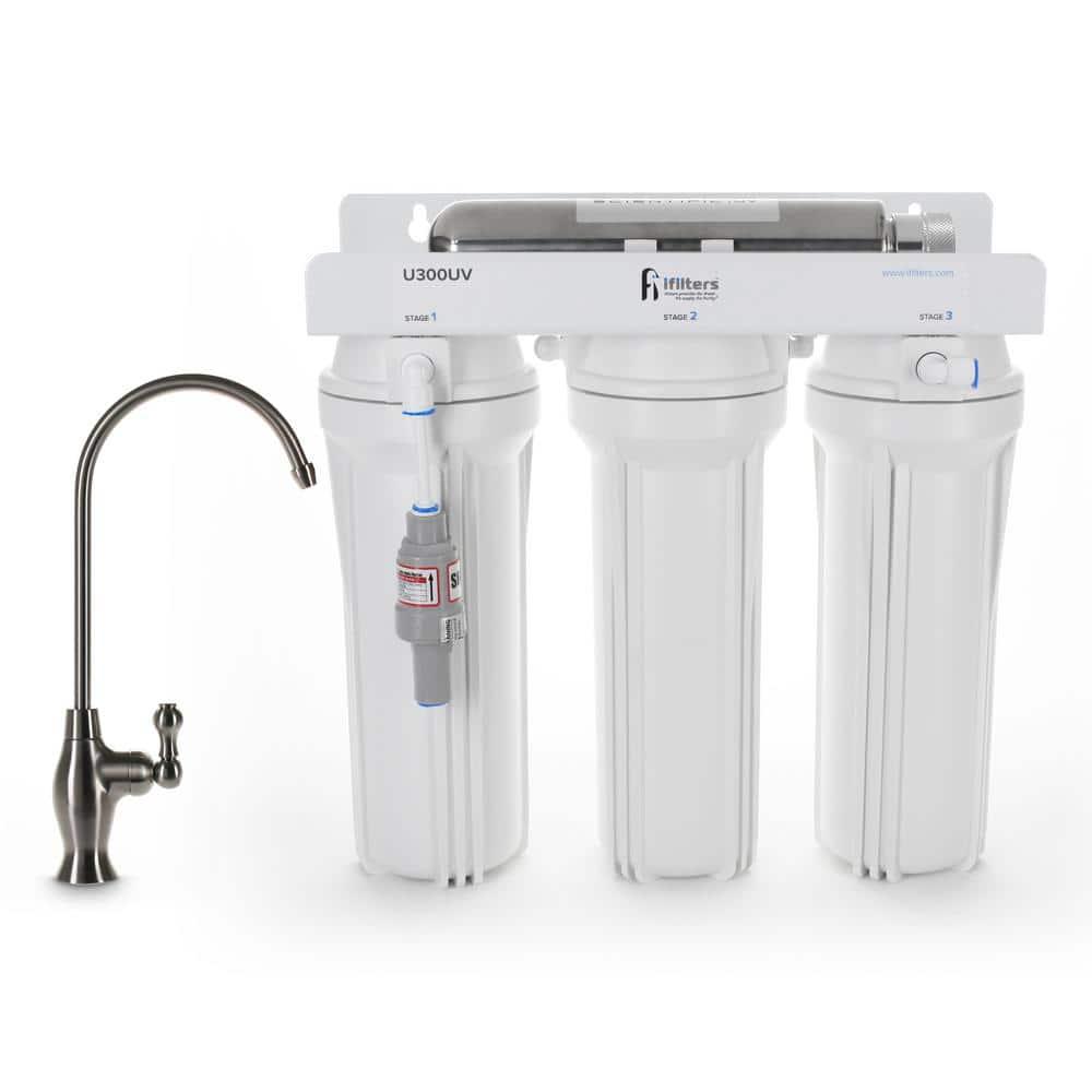 U300UV UV Drinking Water Filtration System 4 Stage Ultimate Filter