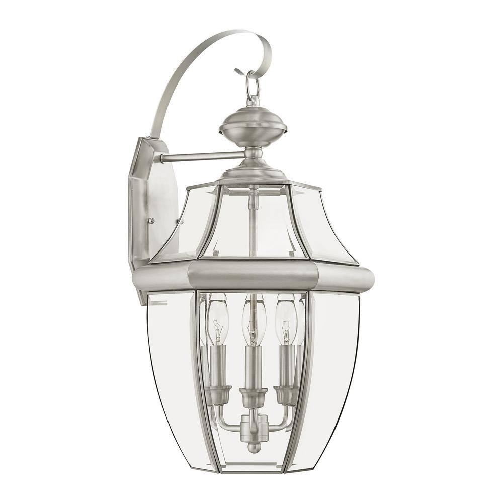 Livex Lighting Monterey 3 - Light Wall Light in  Brushed Nickel