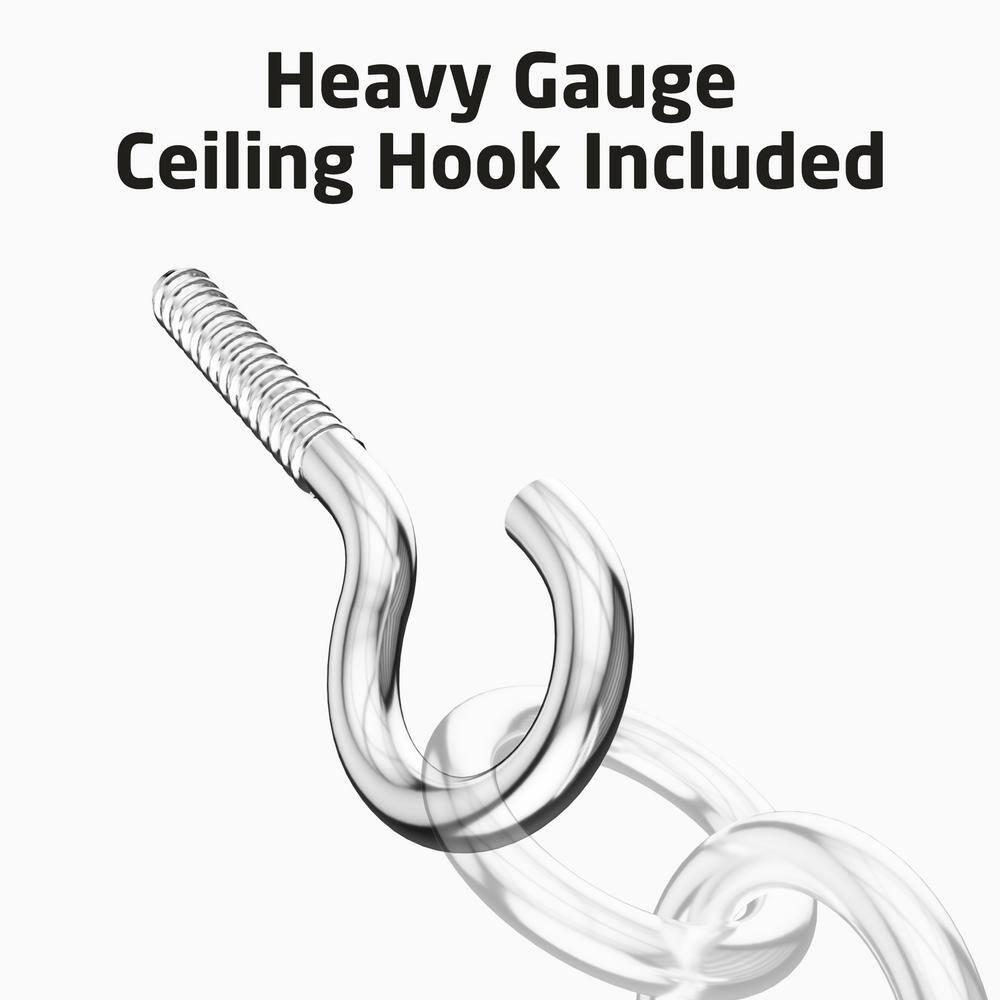 KES Hanging Pot Rack Ceiling Mount, Pot and Pan Rack, Pot Hanger, Kitchen Storage, Pot Rack Organizer with 20 S Hooks, Chrome, KUR221S85-CH