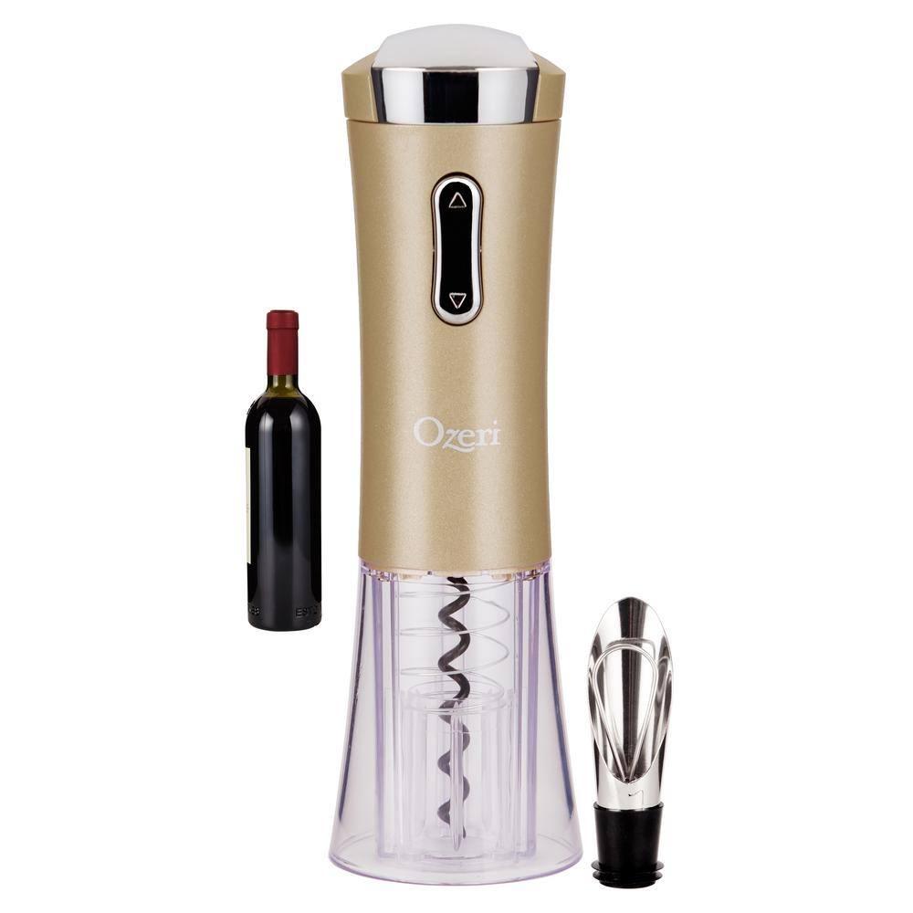 Ozeri Nouveaux Electric Wine Opener with Removable Free Foil Cutter