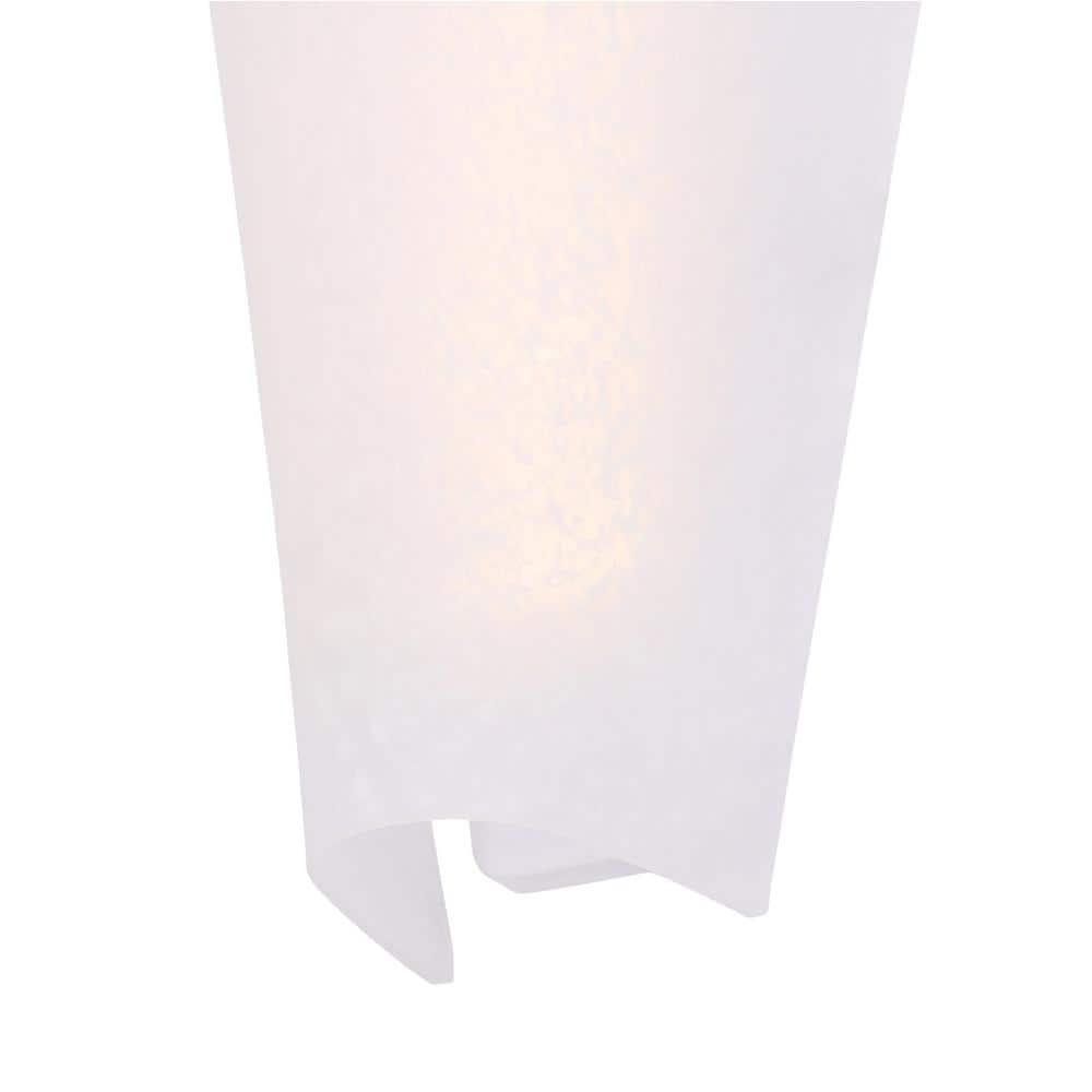 Frosted Marble Glass Conical Sconce