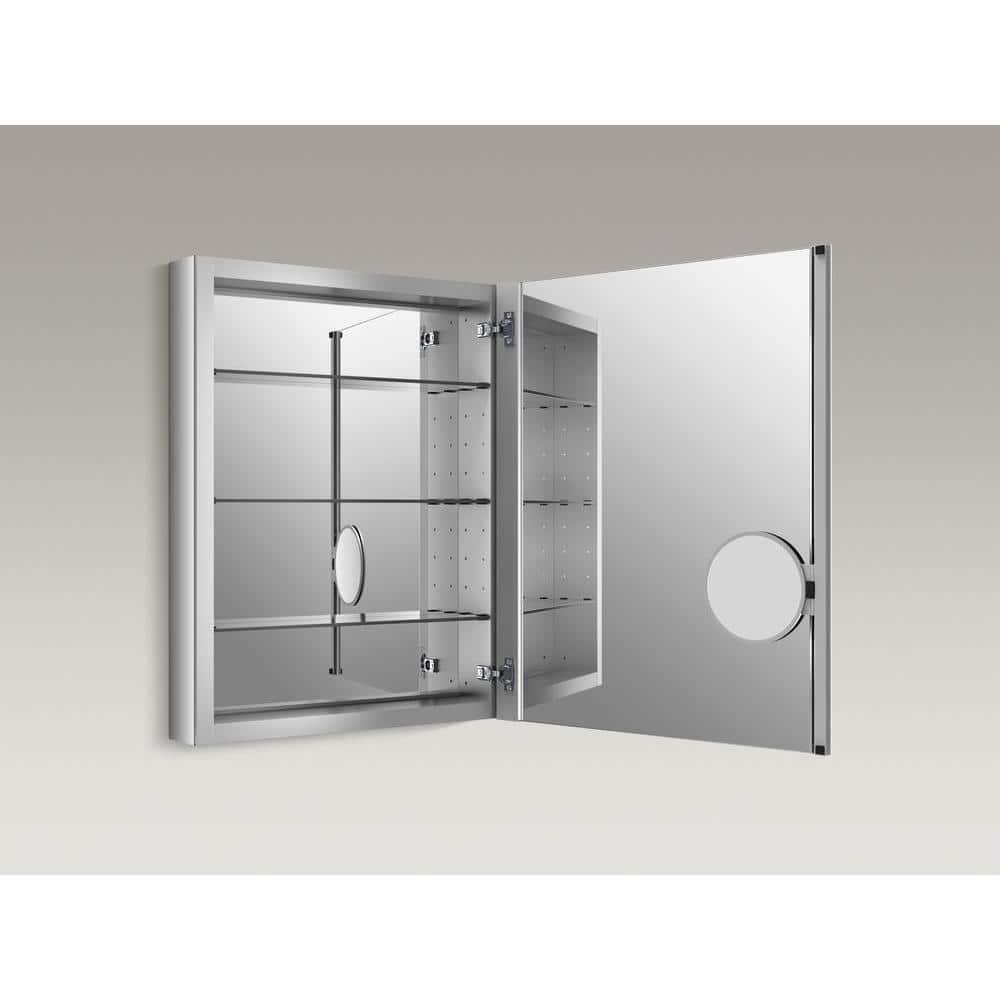 Verdera® Recessed or Surface Mount Medicine Cabinet with 3 Adjustable Shelves