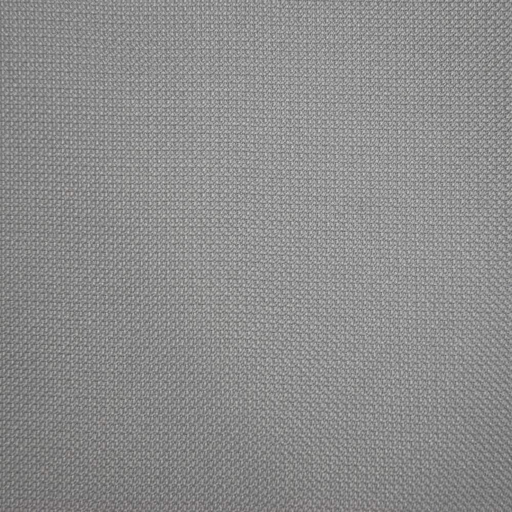 No. 918 Sora Casual Textured Semi-Sheer Grommet Curtain Panel, 40"x63", Gray
