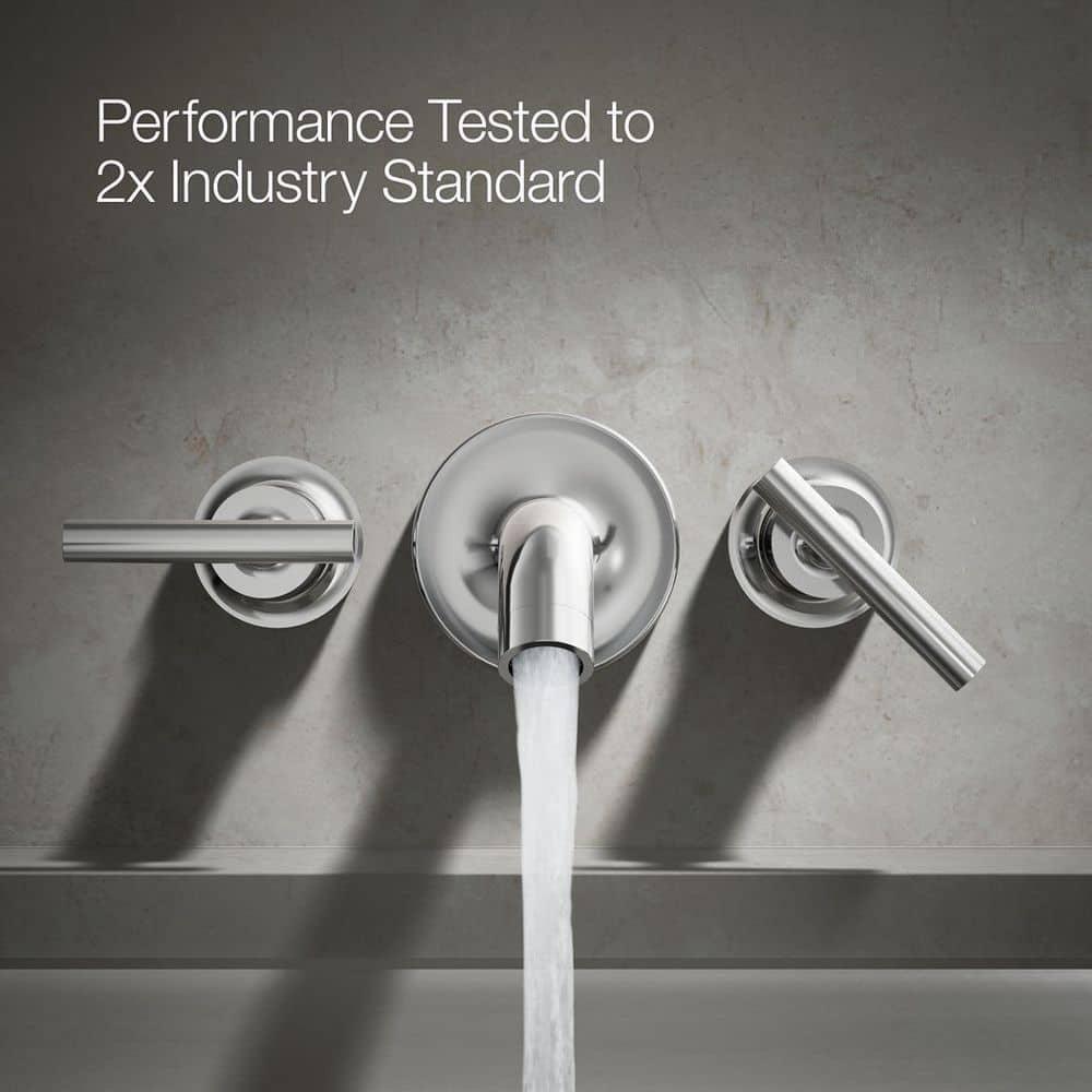 Purist® Deck- or Wall-Mount High-Flow Bath Trim with Lever Handles