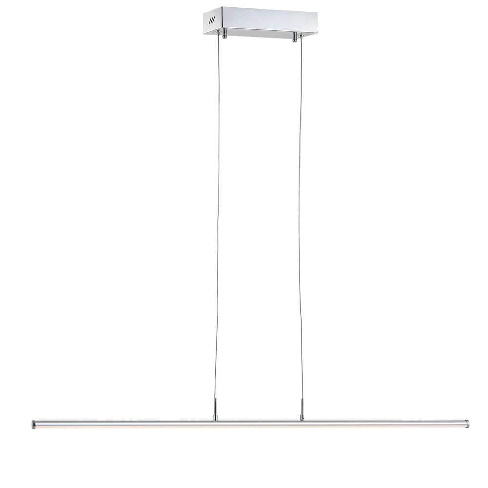Conley 39.5" Dimmable Adjustable Integrated LED Metal Linear Pendant, Chrome