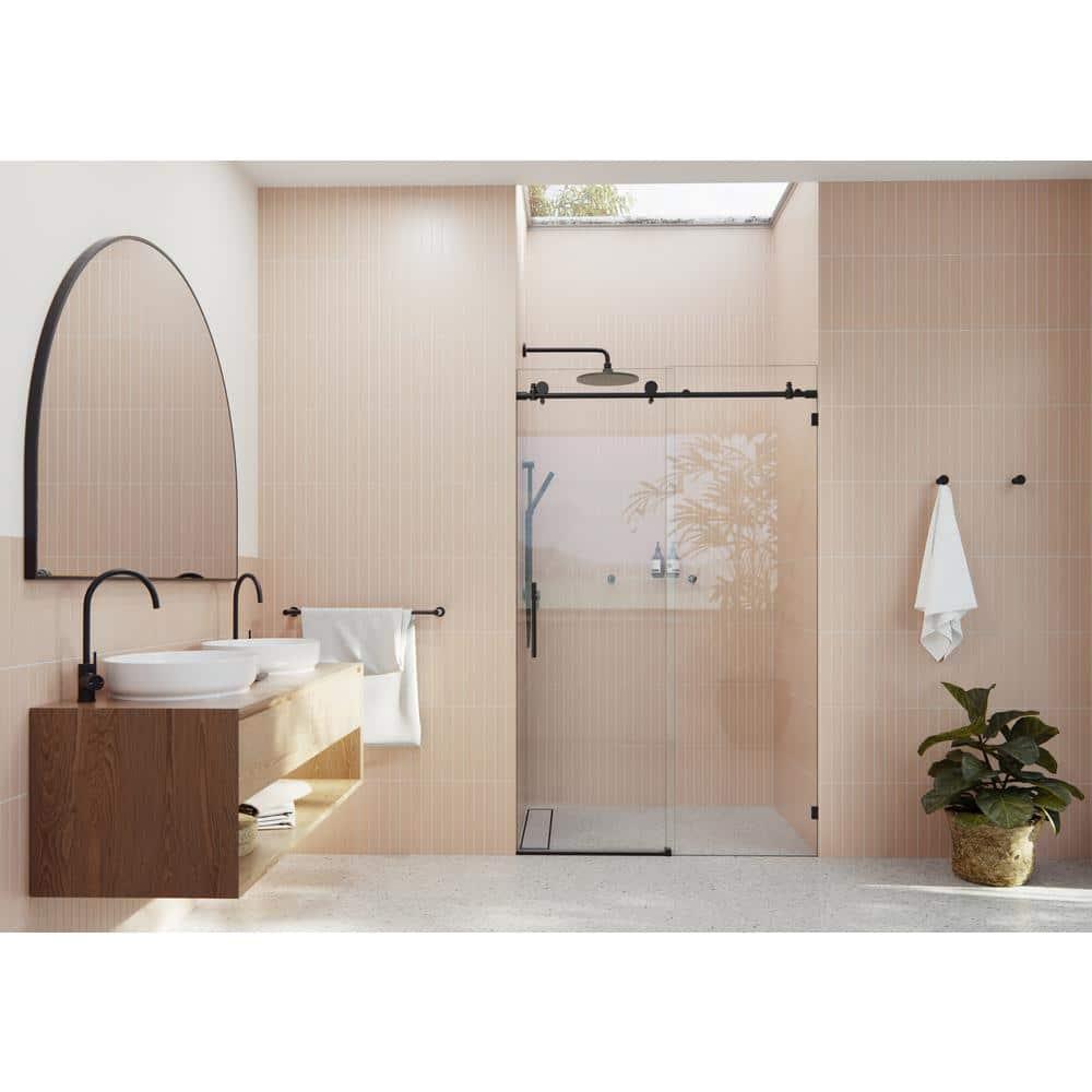 Eclipse 48 - 52 in. x 78 in. Fully Frameless Sliding Shower Door