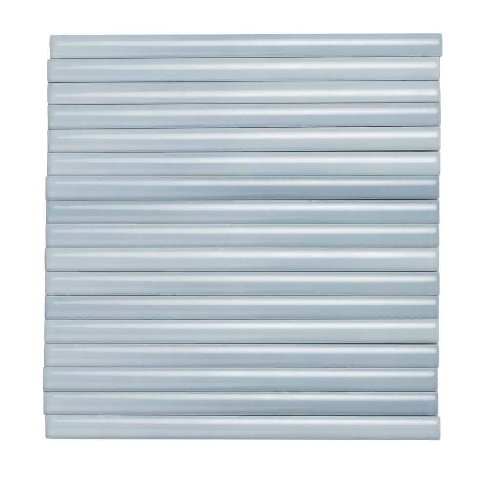 Apollo Tile Silken 7.9'' L x 0.5'' W Ceramic Round Tile Trim (Set of 10)