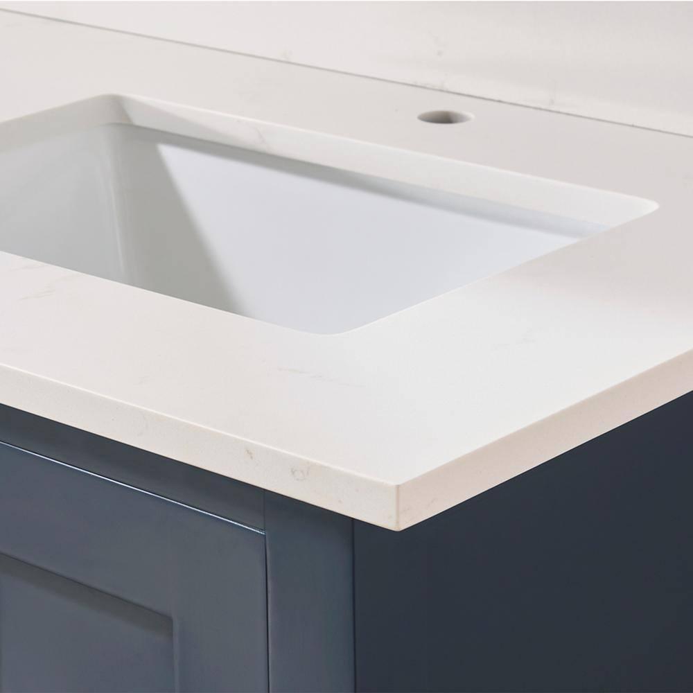 Altair 61'' Composite Double Bathroom Vanity Top with Sink
