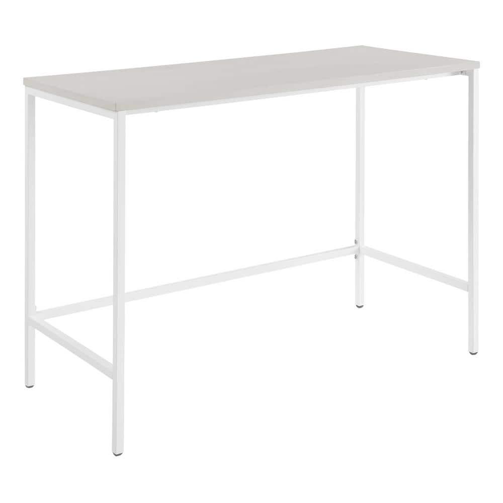 OSP Home Furnishings Contempo 42-Inch Desk, White